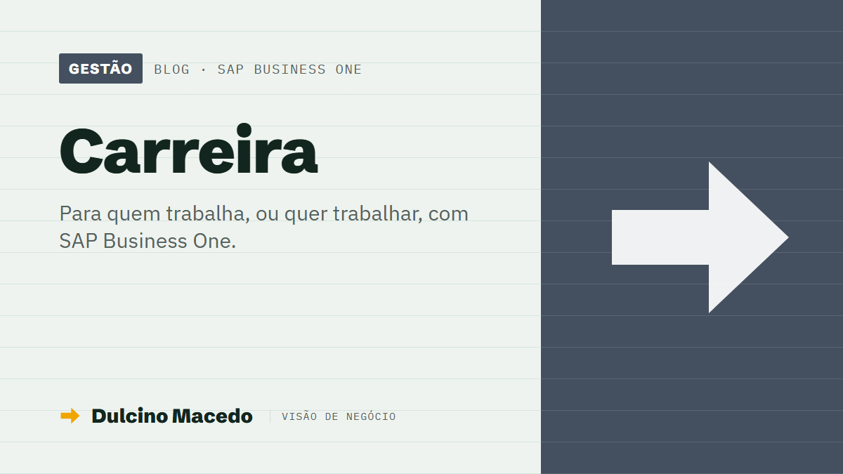 Carreira — blog Dulcino Macedo
